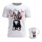 Pachet Tricou+cana "Be my Love - Bulldog Merle"